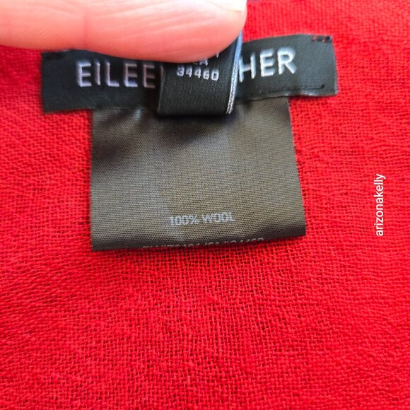 NWOT Eileen Fisher 100% Wool Lightweight - Picture 5 of 12